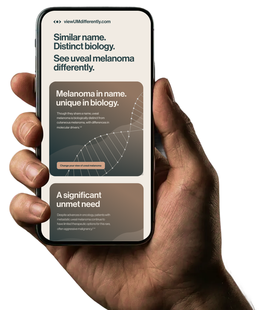 Image of a hand holding a mobile